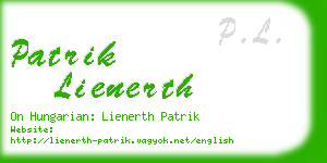 patrik lienerth business card